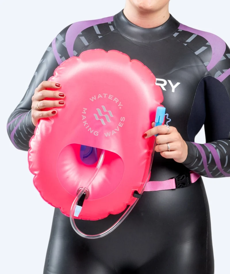 Watery Schwimmboje für Schwimmer - Hydration Pro - Rosa