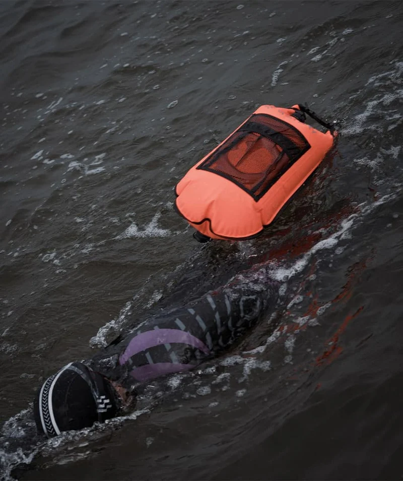 Watery Schwimmboje für Schwimmer - Pro 28L - Rosa