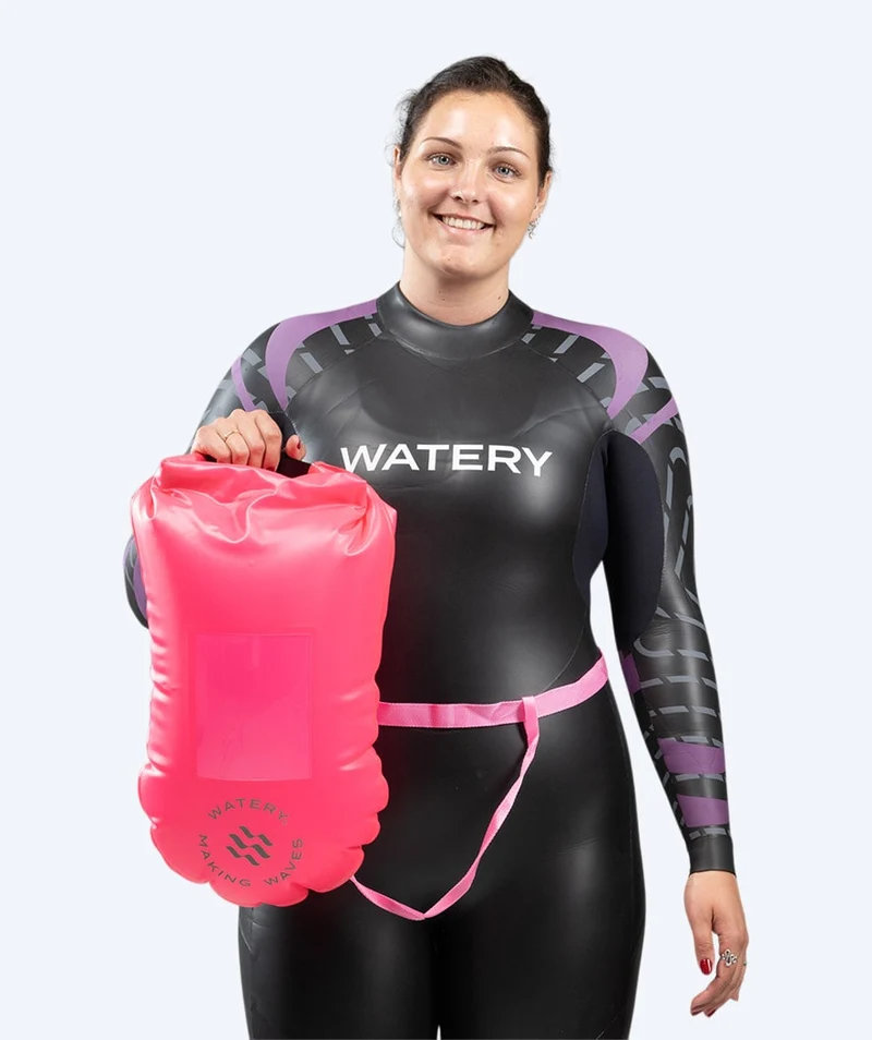 Watery Schwimmboje für Schwimmer - Window 28L - Rosa