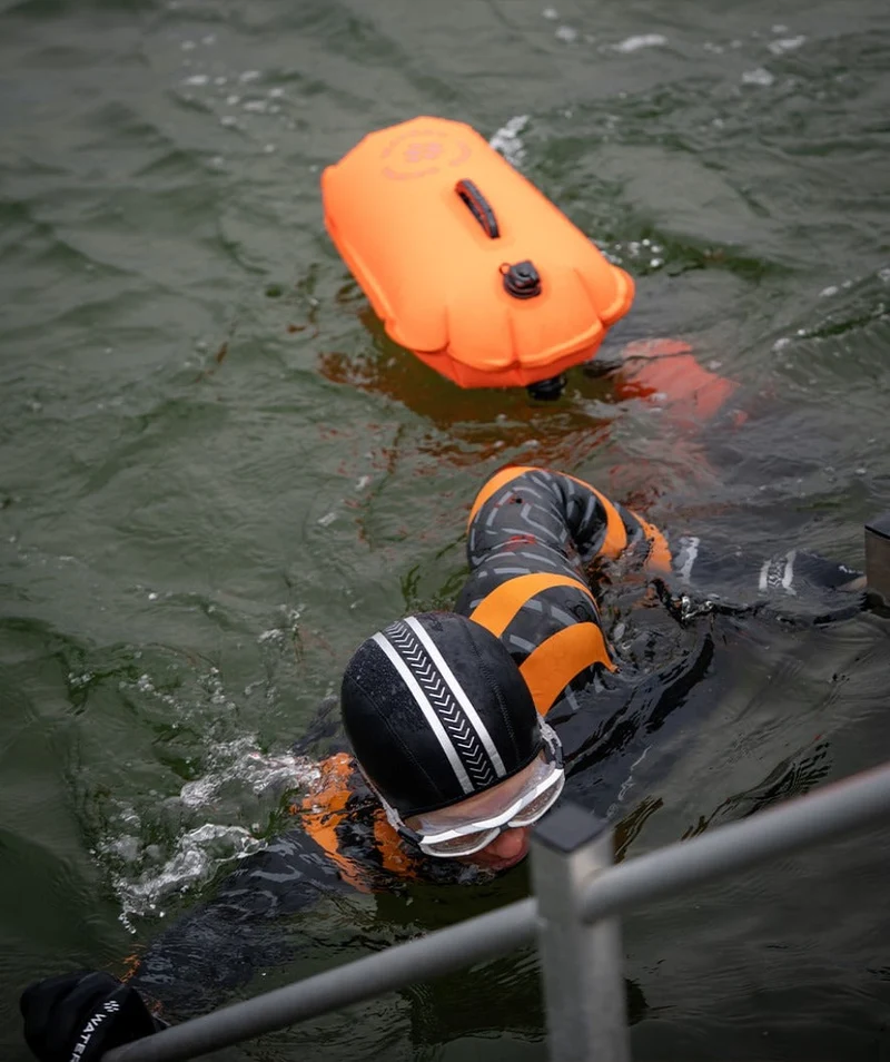 Watery Schwimmboje - Swim Buoy & Dry Bag 28L - Gelb