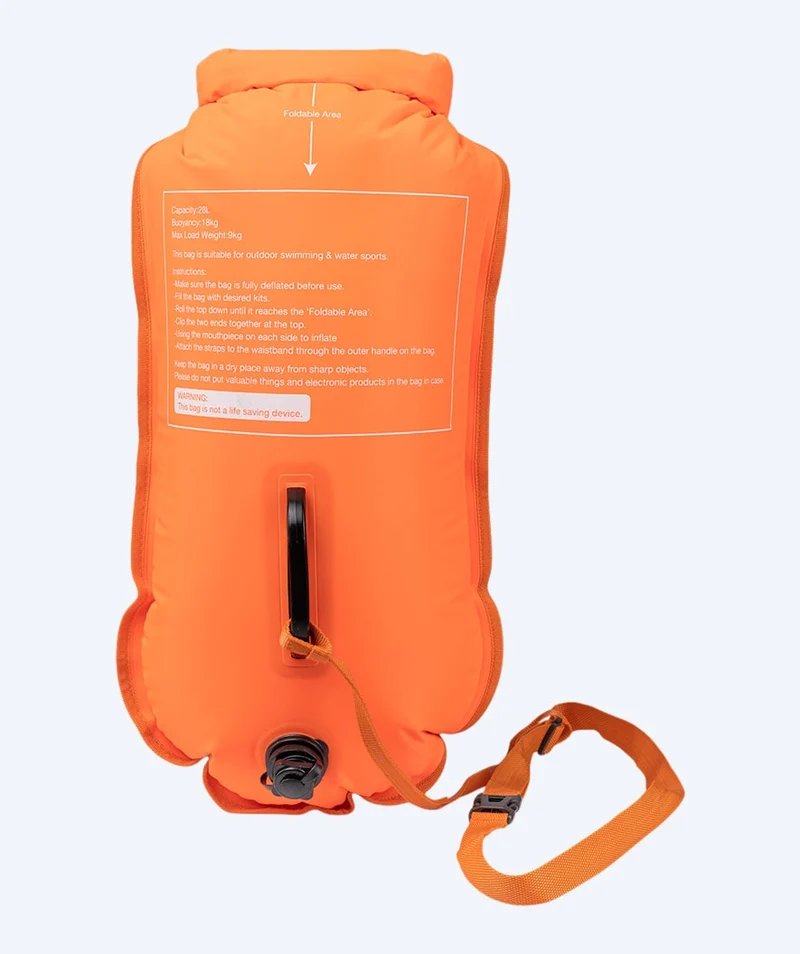 Watery Schwimmboje für Schwimmer - Window 28L - Orange