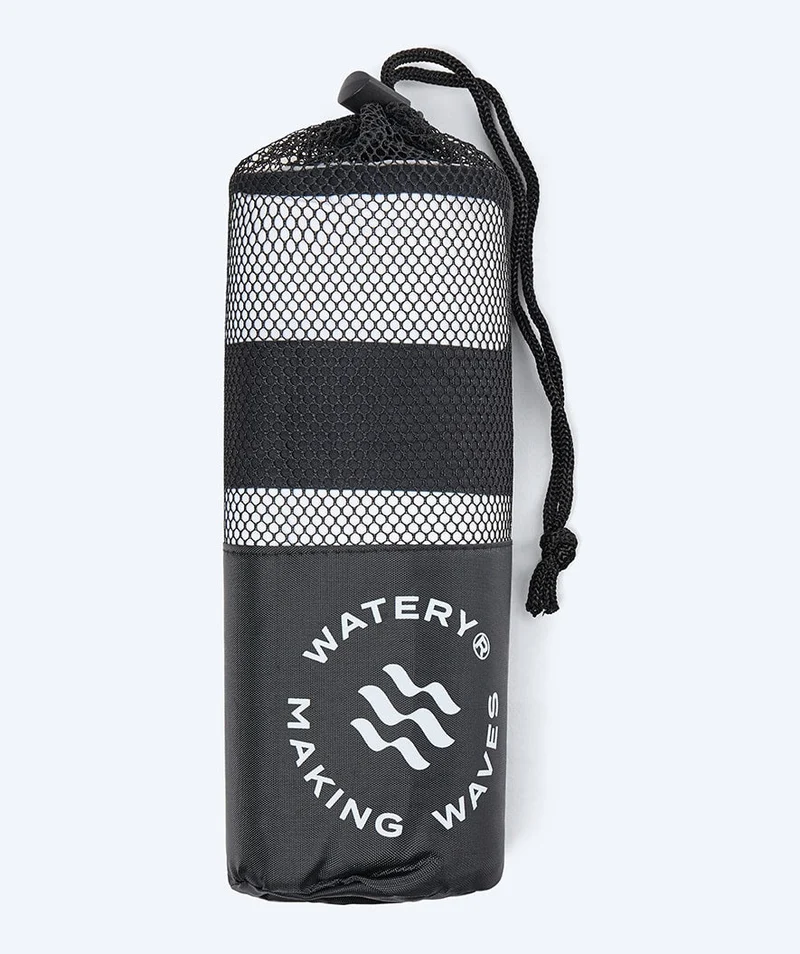 Watery Mikrofaser Badetuch (160 x 80 cm) - Eco Nebraska - Schwarz