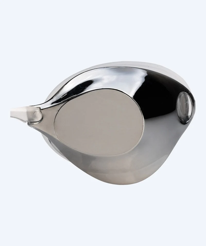 Watery Schwimmbrille - Stealth Mirror - Weiß/Silber