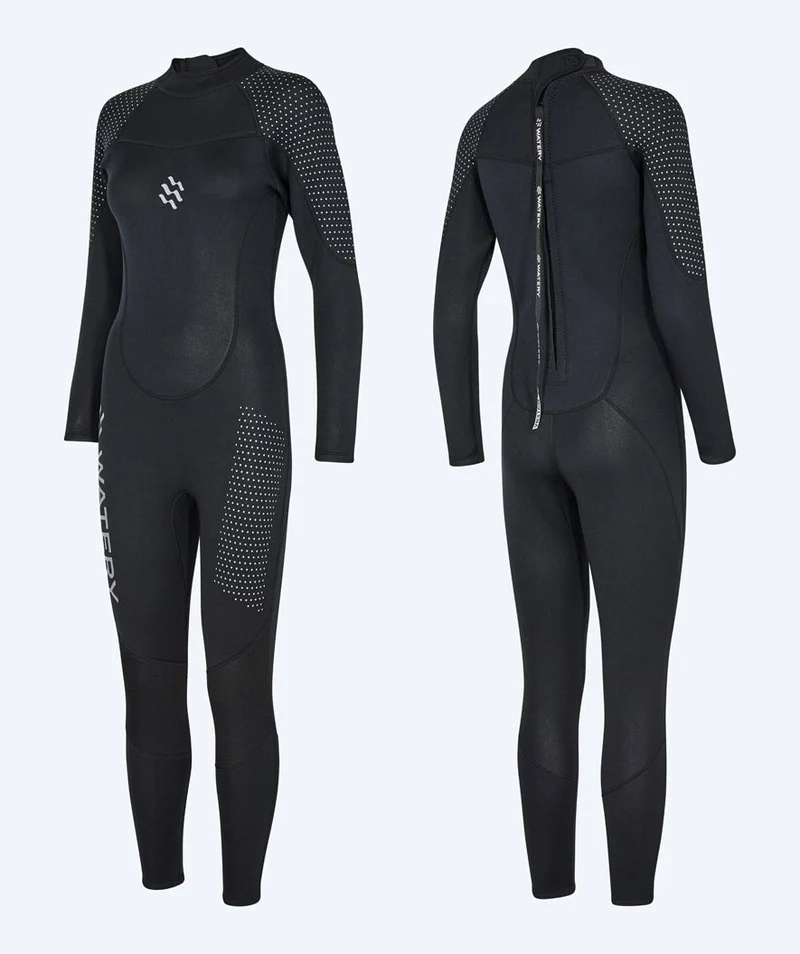 Watery Neoprenanzug für Damen - Hedgehog (3mm) - Schwarz