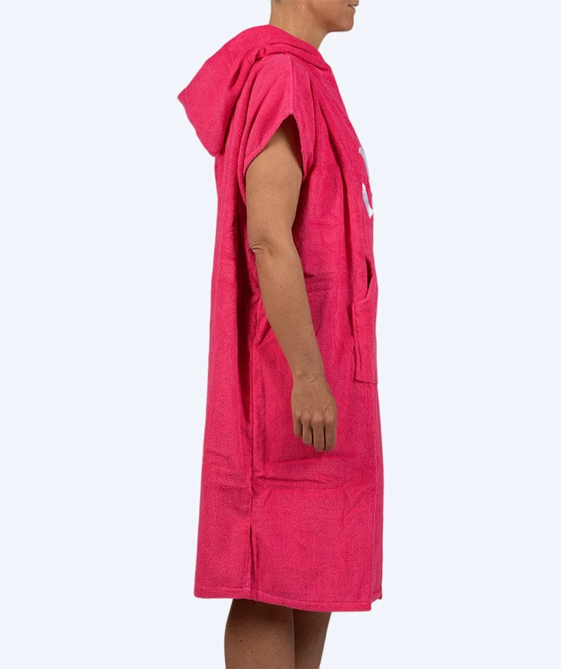 Watery Badeponcho für Erwachsene - Baumwolle - Rosa