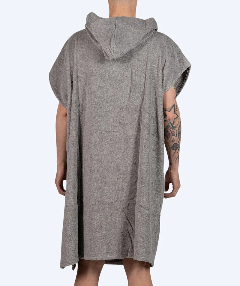 Watery Badeponcho für Erwachsene - Baumwolle - Grau
