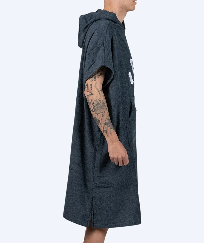 Watery Badeponcho für Erwachsene - Baumwolle - Dunkelblau