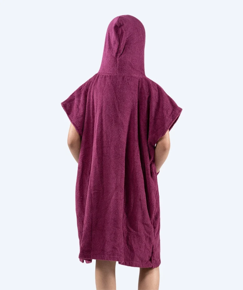 Watery Badeponcho für Junioren (6-15) - Baumwolle - Lila