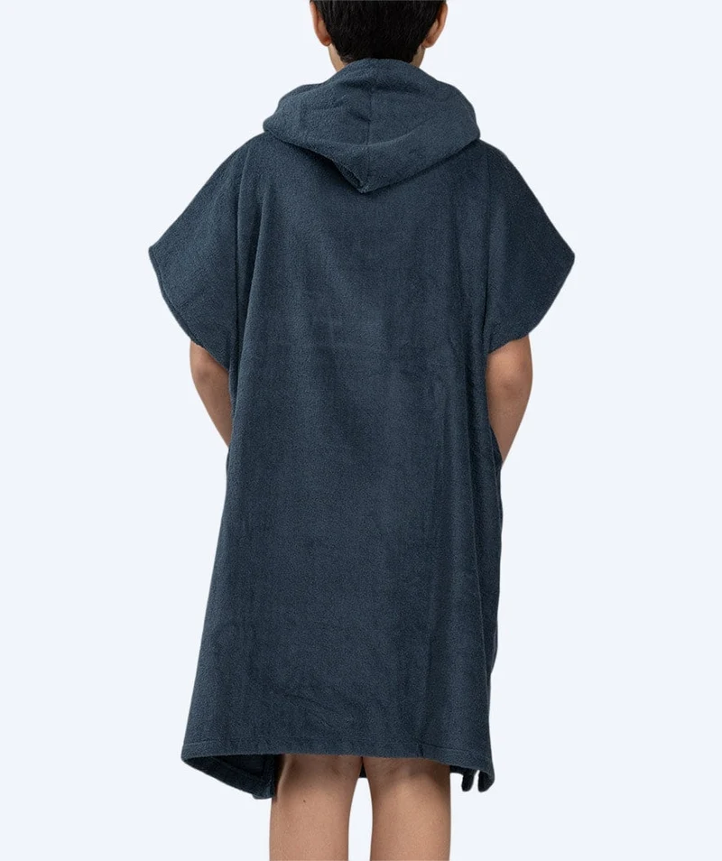 Watery Badeponcho für Junioren (6-15) - Baumwolle - Dunkelblau