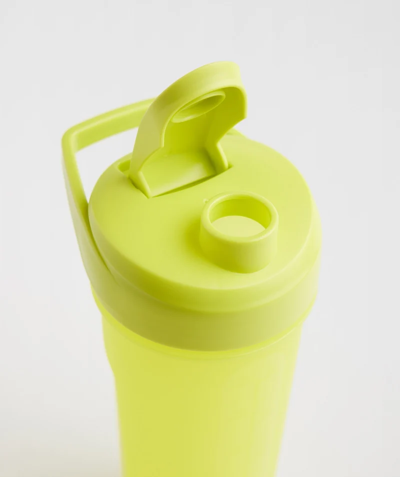 Gymshark Shaker Bottle - Glitch Yellow