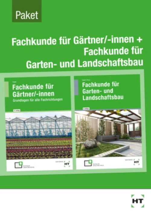 Paket Fachkunde für Gärtner + Fachkunde für Garten- und Landschaftsbau