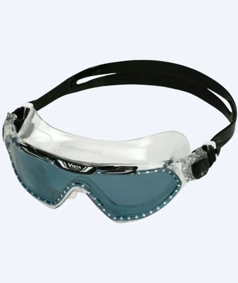 Aquasphere Schwimmmaske - Vista XP - Schwarz (Smoke Scheiben)