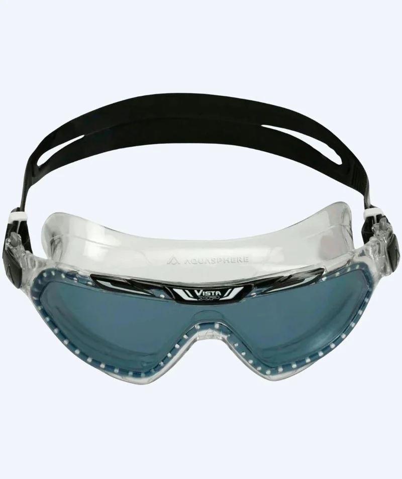 Aquasphere Schwimmmaske - Vista XP - Schwarz (Smoke Scheiben)