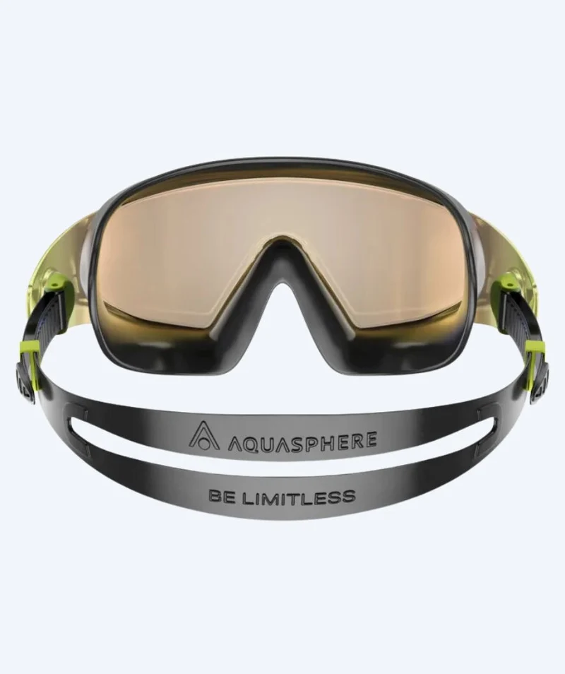 Aquasphere Schwimmmaske - DEFY. Ultra Indigo - Schwarz/Blau (Mirror Scheiben)