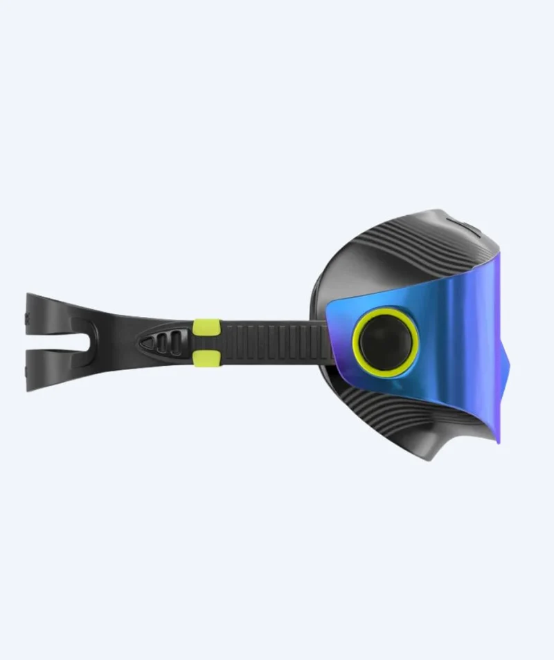 Aquasphere Schwimmmaske - DEFY. Ultra Indigo - Schwarz/Blau (Mirror Scheiben)