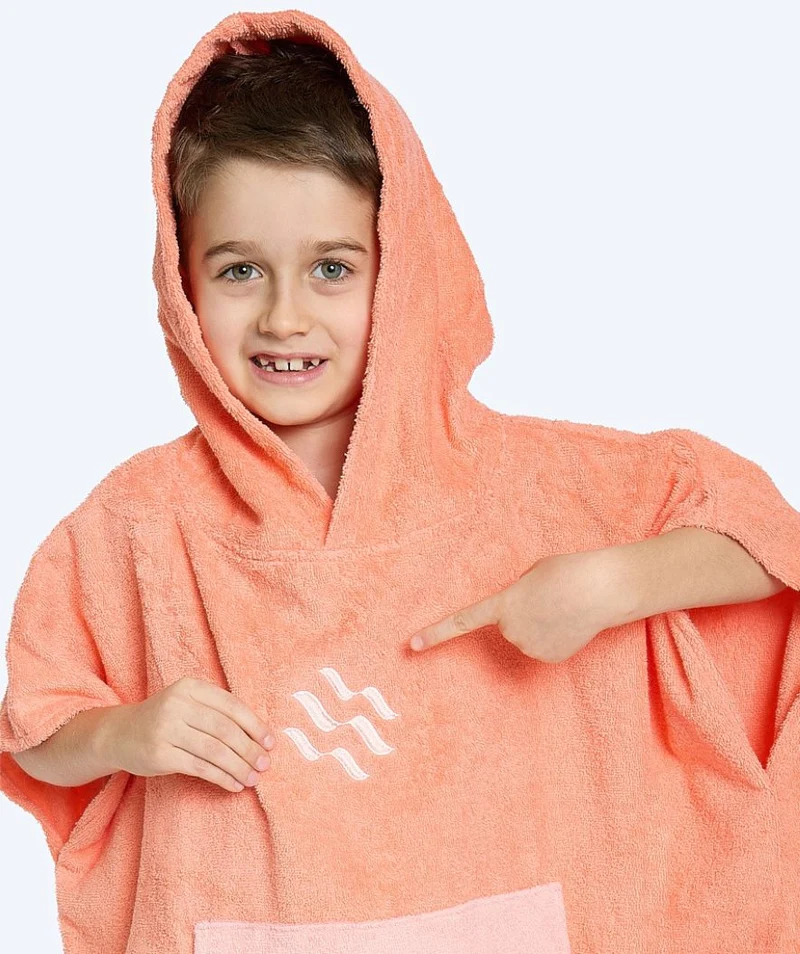 Watery Badeponcho für Junioren (6-15) - Baumwolle - Atlantic Rosa