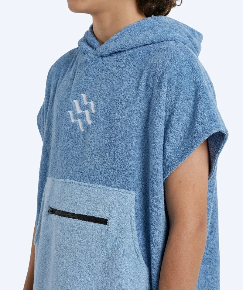 Watery Badeponcho für Junioren (6-15) - Baumwolle - Atlantic Blue