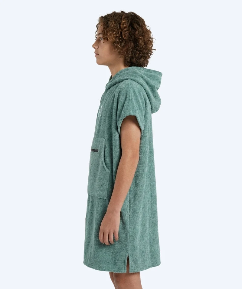 Watery Badeponcho für Junioren (6-15) - Baumwolle - Forest Green