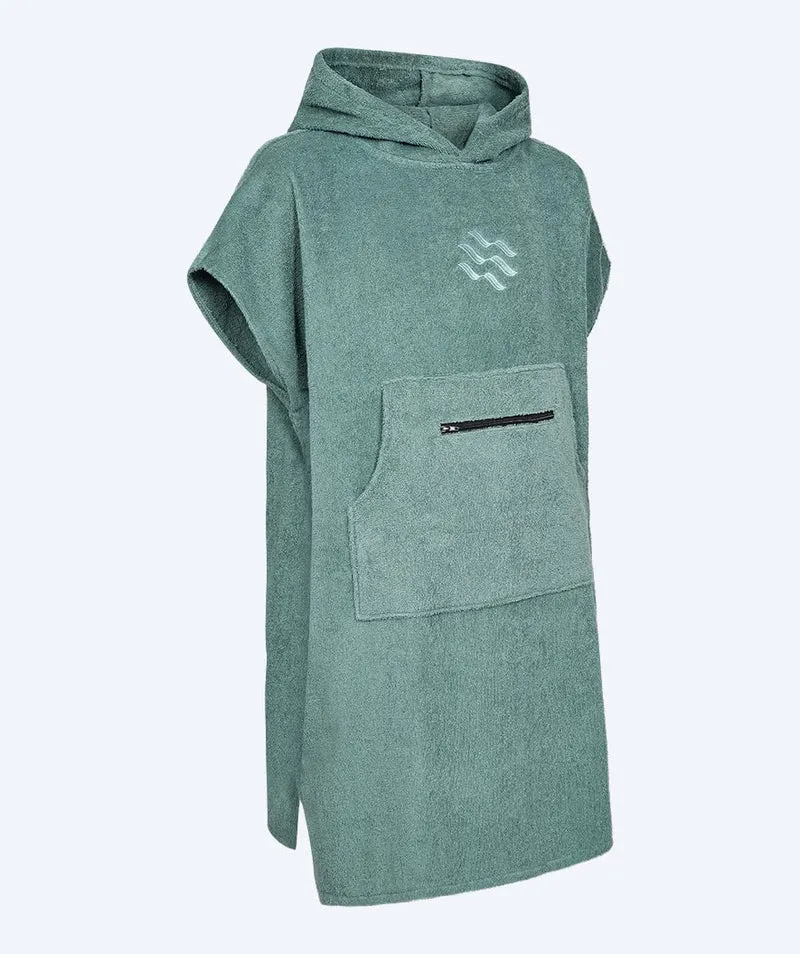 Watery Badeponcho für Junioren (6-15) - Baumwolle - Forest Green