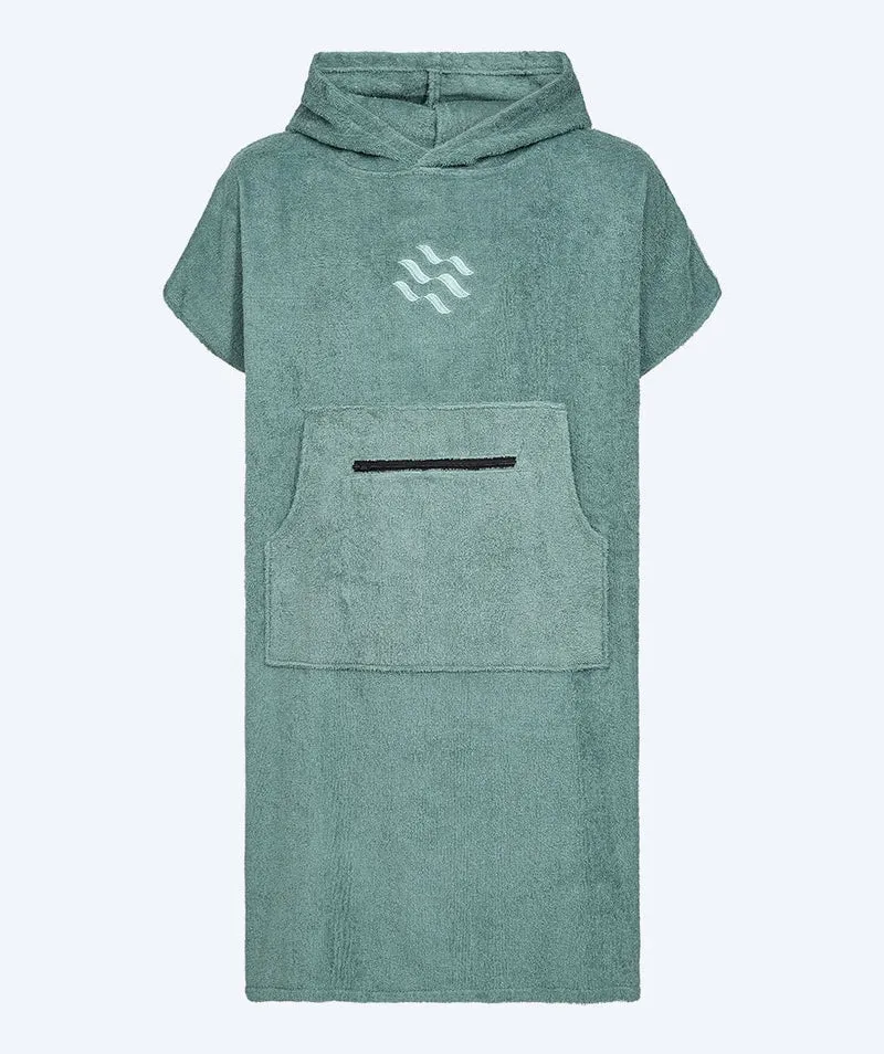 Watery Badeponcho für Junioren (6-15) - Baumwolle - Forest Green