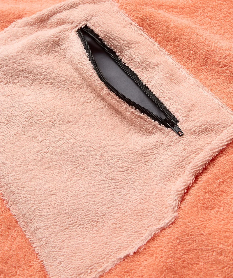 Watery Badeponcho für Kinder (1-6) - Baumwolle - Atlantic Rosa