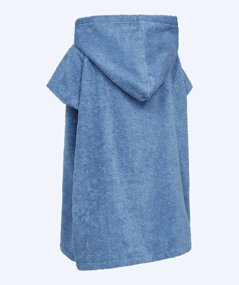 Watery Badeponcho für Kinder (1-6) - Baumwolle - Atlantic Blue