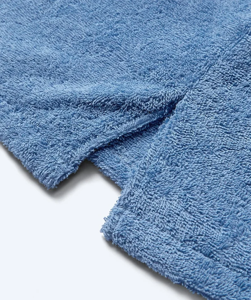 Watery Badeponcho für Kinder (1-6) - Baumwolle - Atlantic Blue