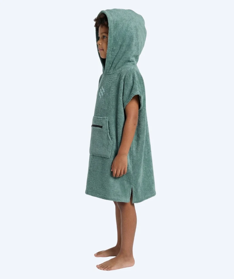 Watery Badeponcho für Kinder (1-6) - Baumwolle - Forest Green