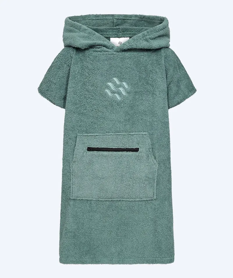 Watery Badeponcho für Kinder (1-6) - Baumwolle - Forest Green