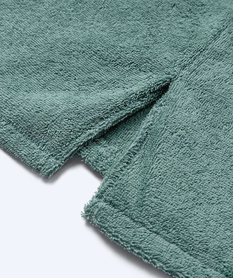 Watery Badeponcho für Kinder (1-6) - Baumwolle - Forest Green