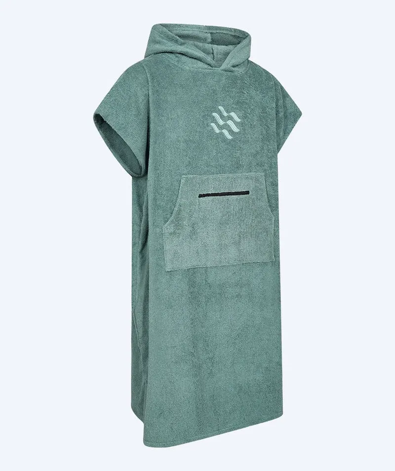 Watery Badeponcho für Erwachsene - Baumwolle - Forest Green