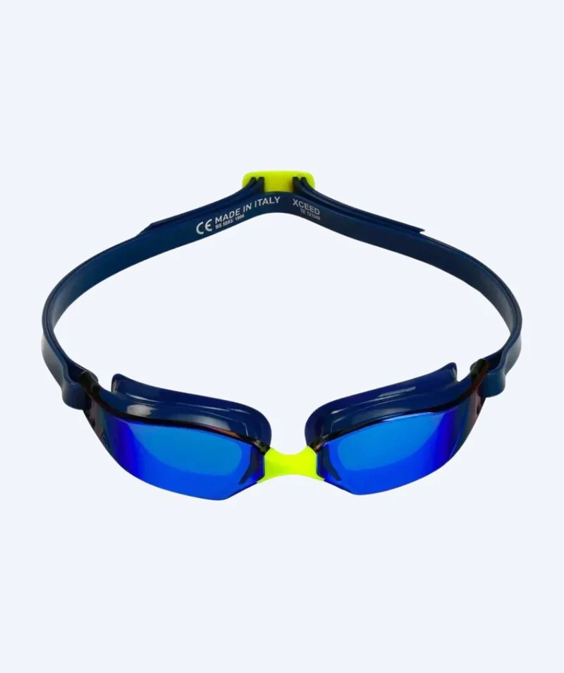 Aquasphere Wettkampf Schwimmbrille - Xceed A1 - Dunkelblau/Gelb