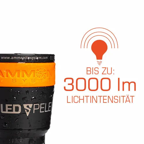 Ammonite Lampenkopf LED Speleo Mark II