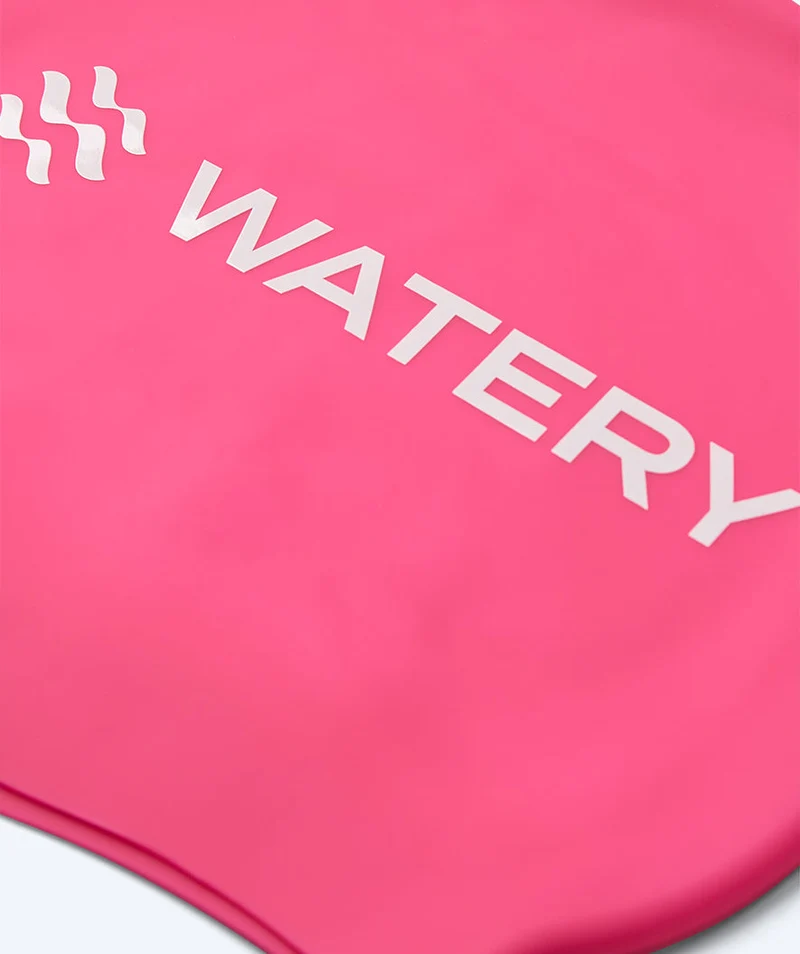 Watery Badekappe für Kinder (3-10) - Signature - Rosa