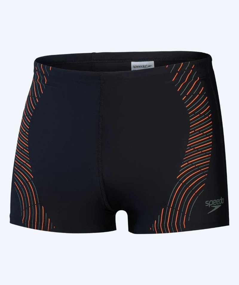 Speedo Aquashorts für Herren - Duo Logo Print - Schwarz/Grün