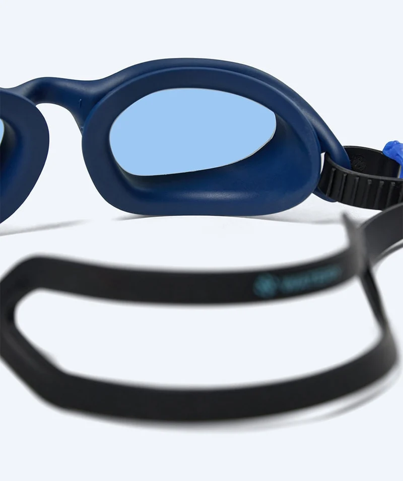 Watery Schwimmbrille für Freizeitschwimmer - Sonar - Dunkelblau/Blau