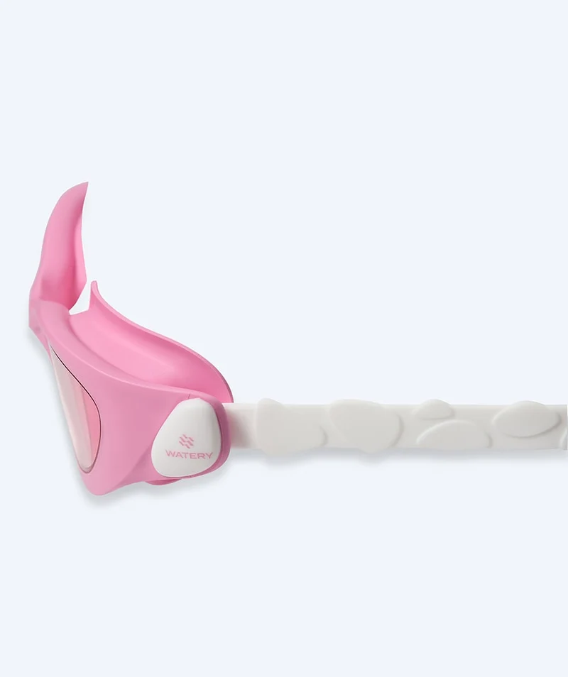 Watery Schwimmbrille für Kinder - Evian - Rosa/Rosa