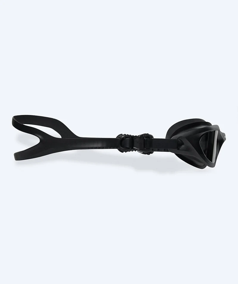 Watery Schwimmbrille für Freizeitschwimmer - Sonar - Schwarz (Smoke Scheiben)