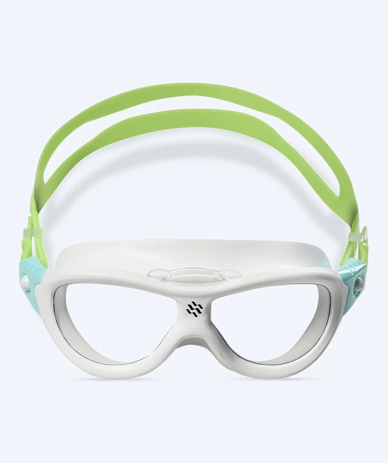 Watery Schwimmbrille für Kinder (2-8) - Wilton - Grün/Weiß