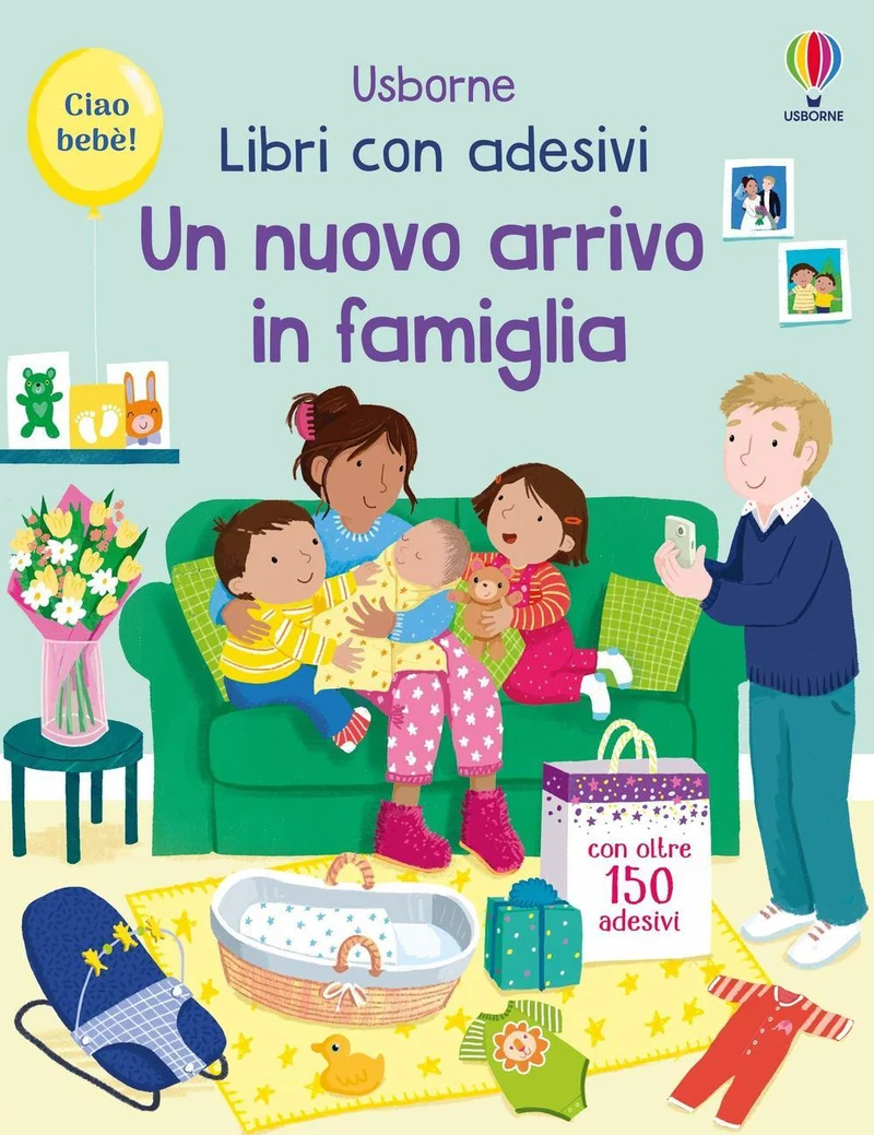 Un nuovo arrivo in famiglia. Con adesivi