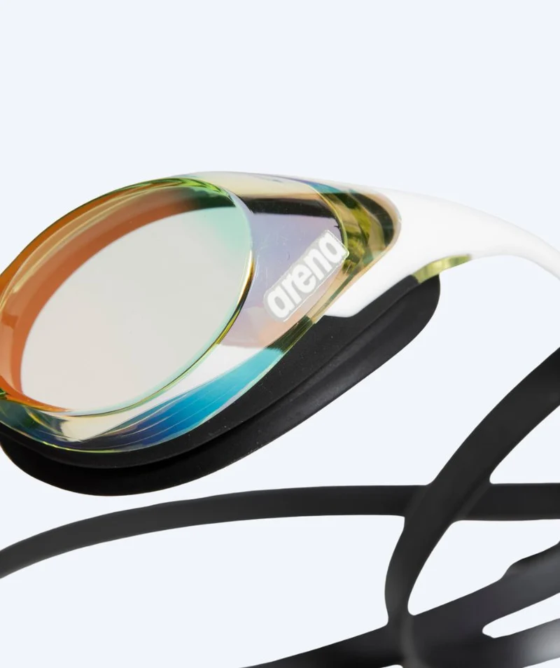 Arena Schwimmbrille - Cobra SWIPE Mirror - Gelb/Weiß