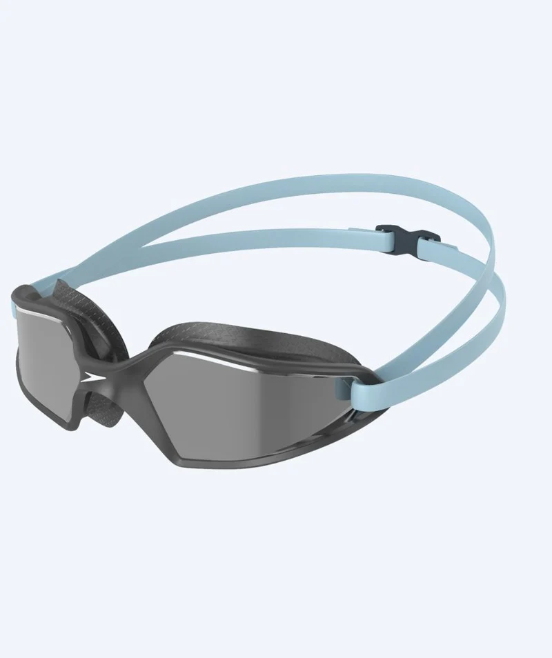 Speedo Schwimmbrille für Freizeitschwimmer - Hydropulse - Grau/Silber (Mirror Scheiben)