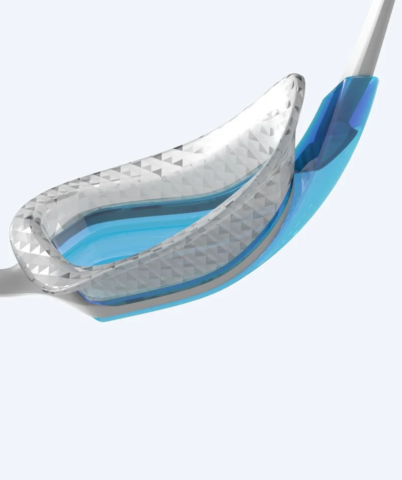 Speedo Freiwasser Schwimmbrille - AquaPulse Pro - Weiß/Blau