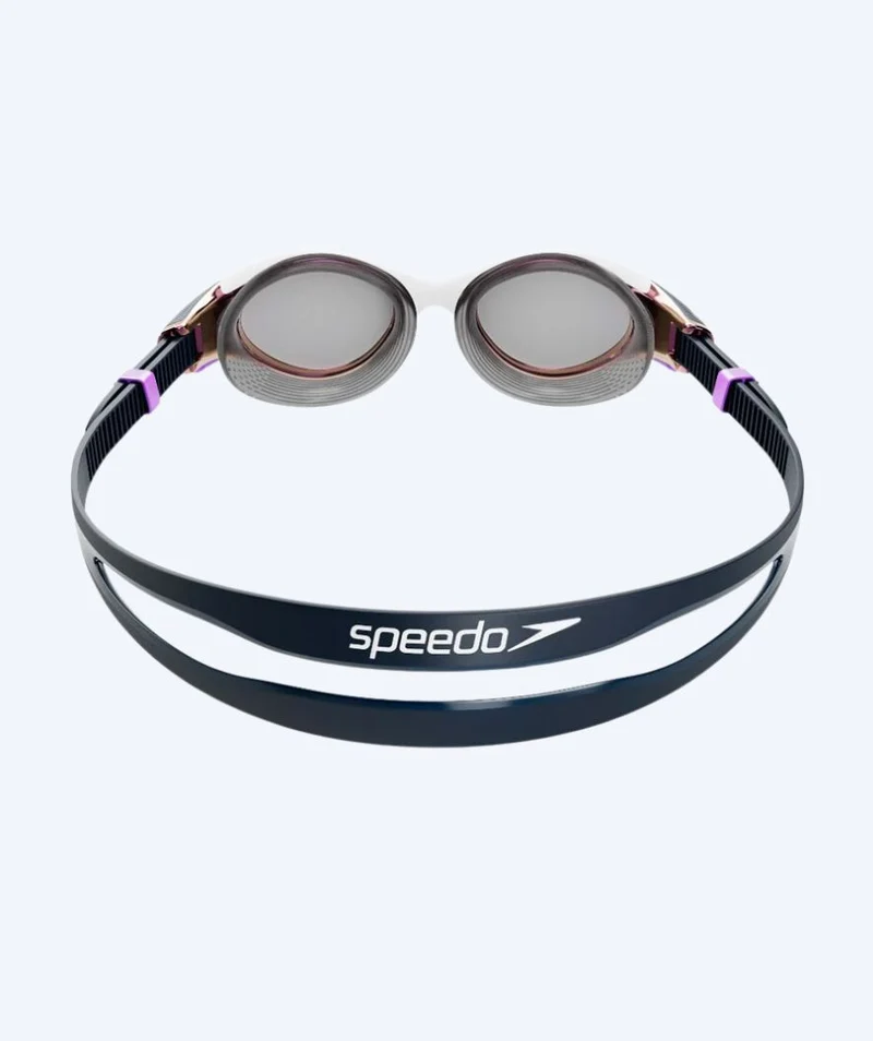 Speedo Schwimmbrille für Damen - Biofuse 2.0 Mirror - Dunkelblau/Lila