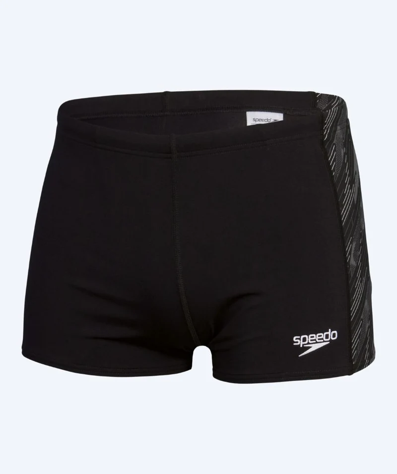 Speedo Aquashorts für Herren - Hyperboom Panel - Schwarz/Weiß