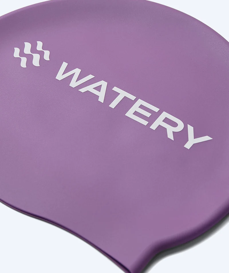 Watery Badekappe für Kinder (3-10) - Signature - Lila