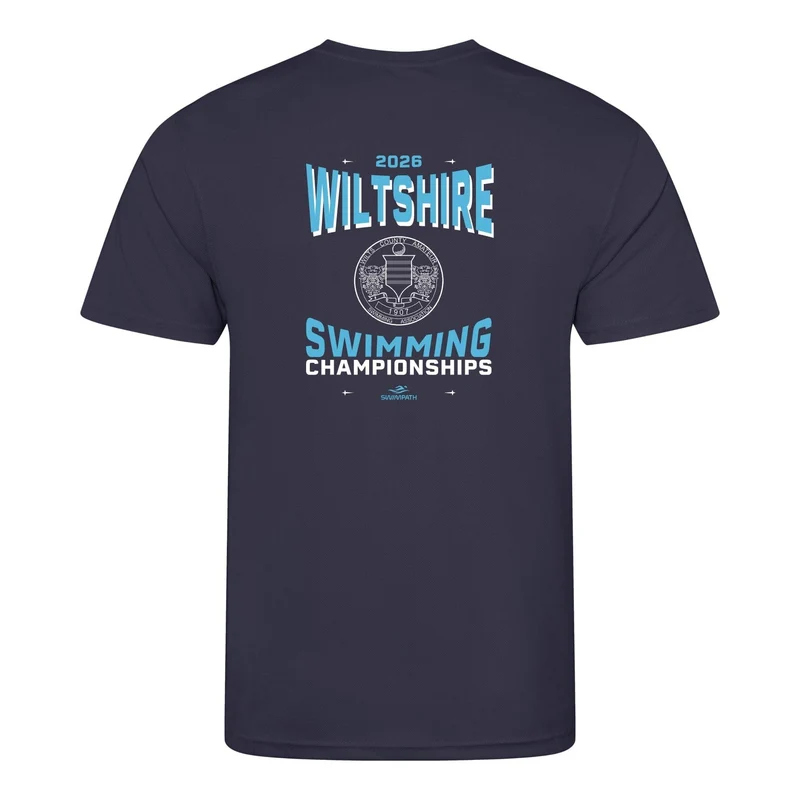 Wiltshire County ASA County Championships 2026 T-Shirt - Oxford Navy