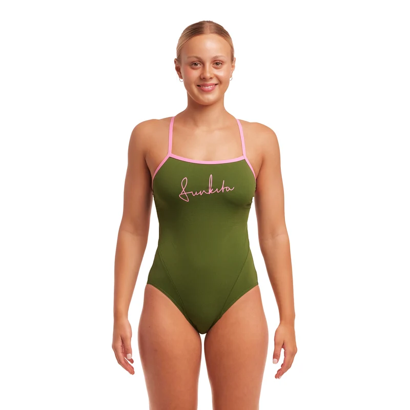 Funkita Glamo Camo Single Strap Ladies Swimsuit
