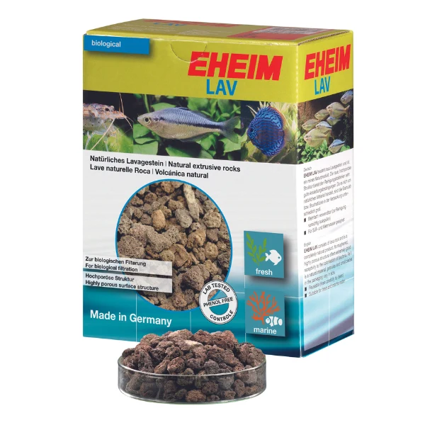 Eheim LAV Natürliches Lavagestein zur biologischen Filterung 1010g
