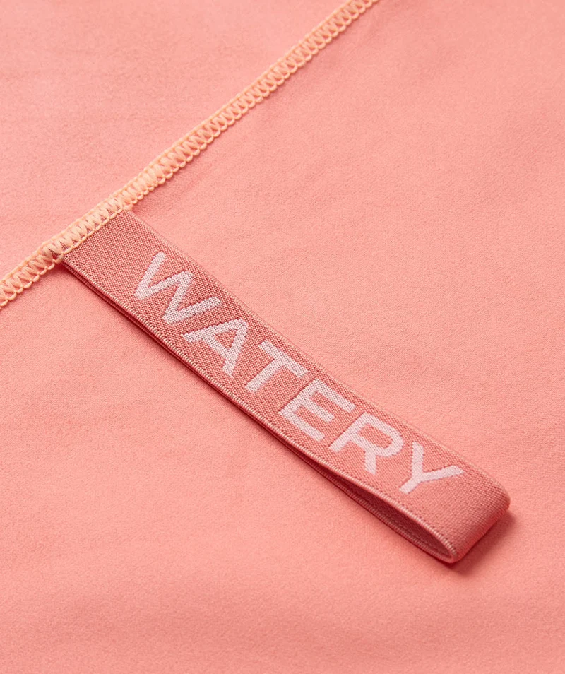 Watery Mikrofaser Badetuch (175 x 110 cm) - Rafferty - Blurish Rosa